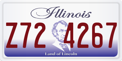 IL license plate Z724267