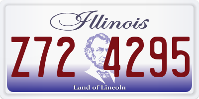 IL license plate Z724295