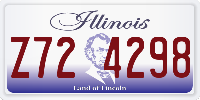 IL license plate Z724298