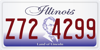 IL license plate Z724299