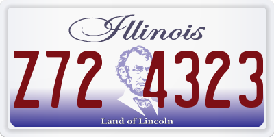 IL license plate Z724323
