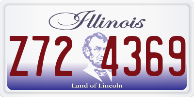 IL license plate Z724369
