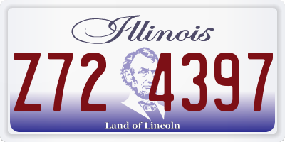 IL license plate Z724397