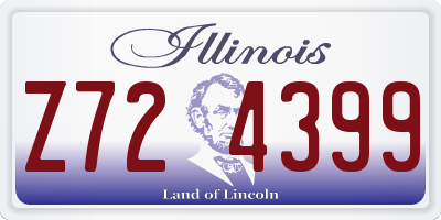 IL license plate Z724399