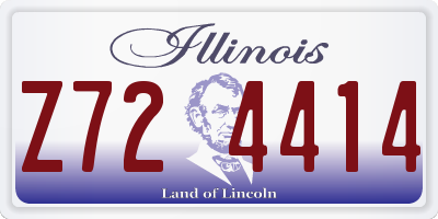 IL license plate Z724414
