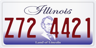 IL license plate Z724421