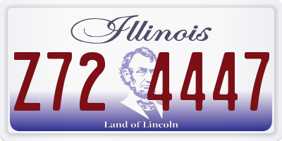 IL license plate Z724447