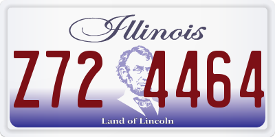 IL license plate Z724464