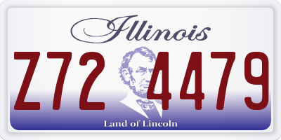 IL license plate Z724479