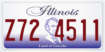 IL license plate Z724511