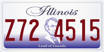 IL license plate Z724515