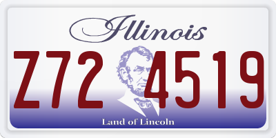 IL license plate Z724519
