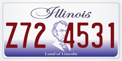 IL license plate Z724531