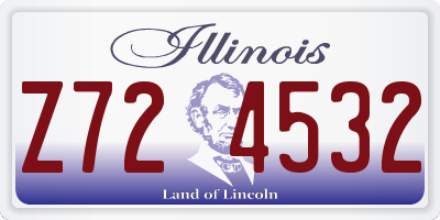 IL license plate Z724532