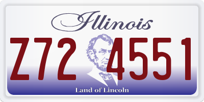 IL license plate Z724551