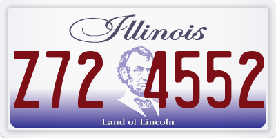 IL license plate Z724552