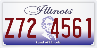 IL license plate Z724561