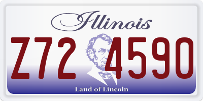 IL license plate Z724590