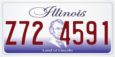 IL license plate Z724591