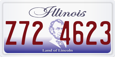 IL license plate Z724623
