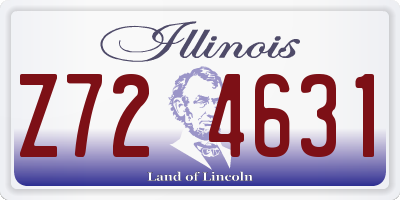IL license plate Z724631