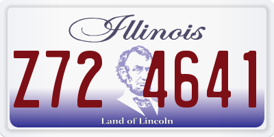 IL license plate Z724641