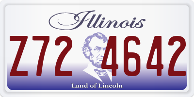 IL license plate Z724642
