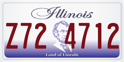 IL license plate Z724712