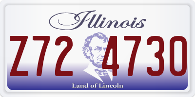 IL license plate Z724730