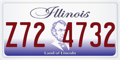 IL license plate Z724732