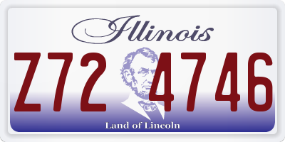 IL license plate Z724746