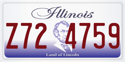 IL license plate Z724759