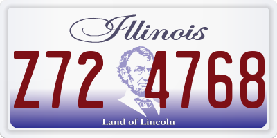 IL license plate Z724768