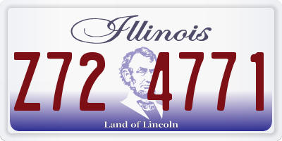 IL license plate Z724771
