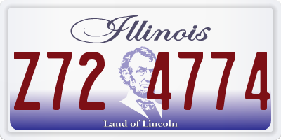 IL license plate Z724774