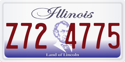 IL license plate Z724775