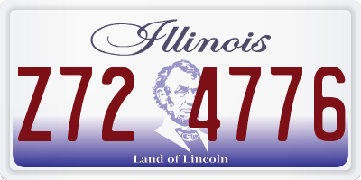 IL license plate Z724776