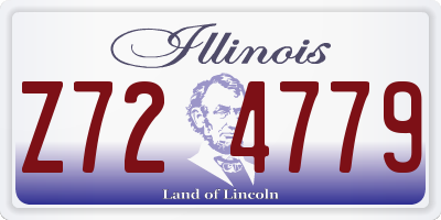 IL license plate Z724779