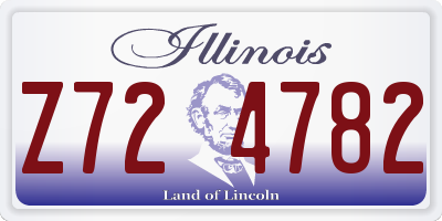IL license plate Z724782