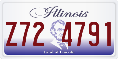 IL license plate Z724791