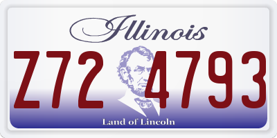 IL license plate Z724793