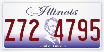 IL license plate Z724795