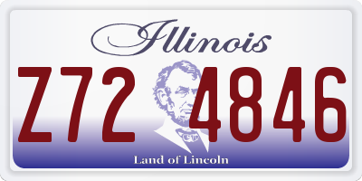 IL license plate Z724846