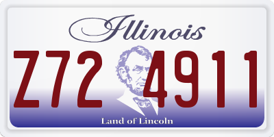 IL license plate Z724911