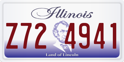 IL license plate Z724941