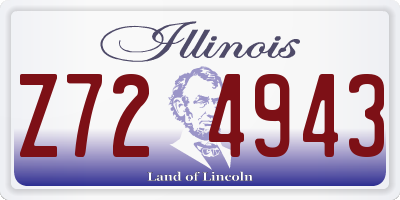 IL license plate Z724943