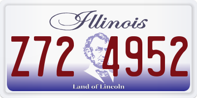 IL license plate Z724952