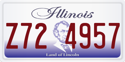 IL license plate Z724957