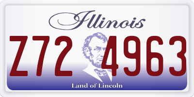 IL license plate Z724963