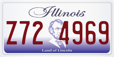 IL license plate Z724969